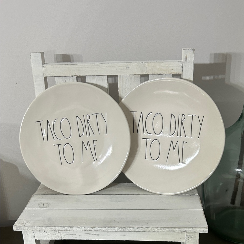 Rae Dunn Taco Dirty To Me Plate - 1